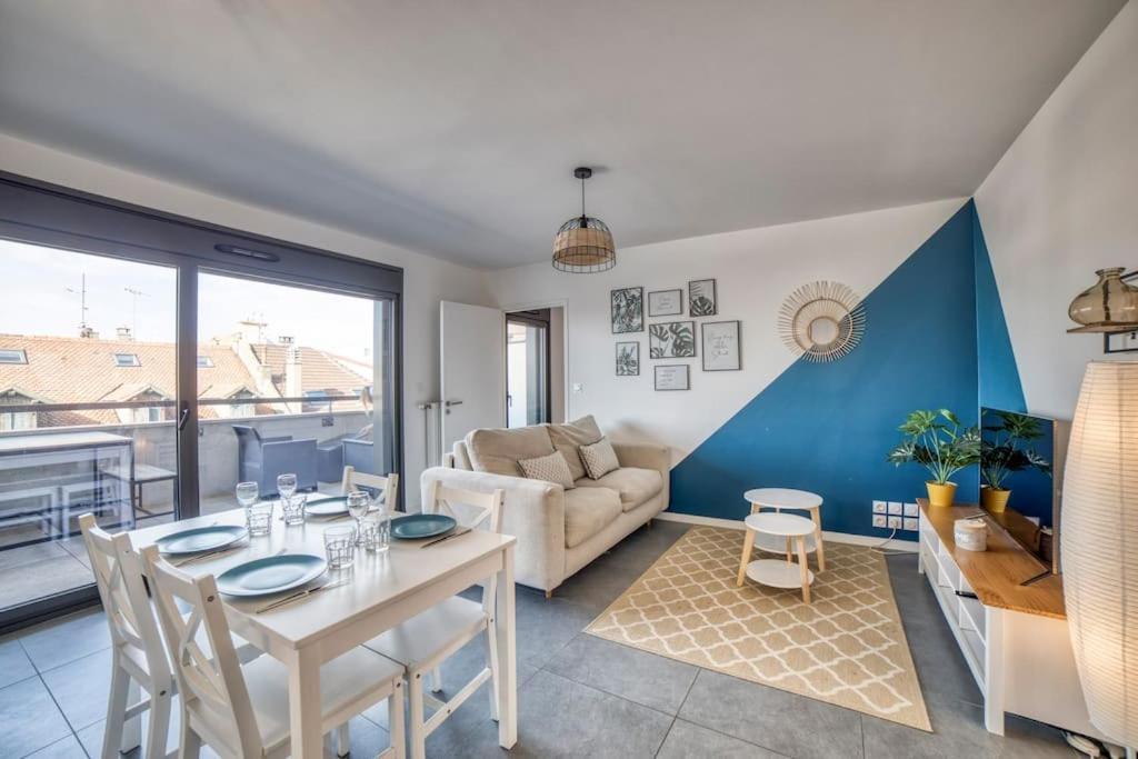 Modern'Blue - Gare Annemasse A 3Min-Geneve Acces Direct Apartamento Exterior foto